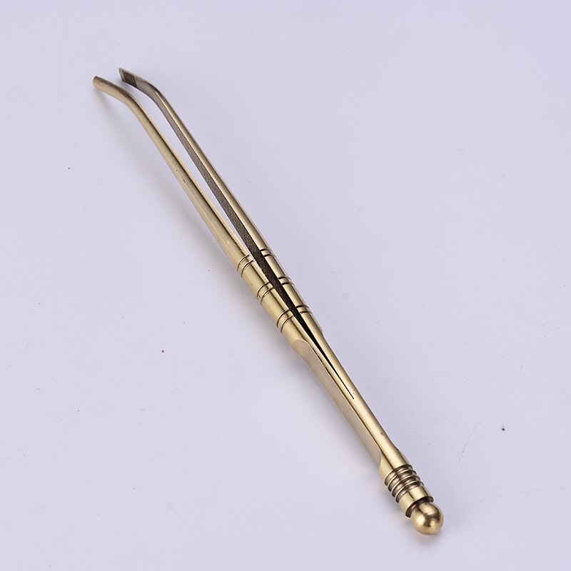 High-Grade Pure Copper Tea Clip Tea Needles Cutters Tweezer Tools Tea Clip Chinese Kung Fu Tea Teaware Kitchen Accessories: Color2