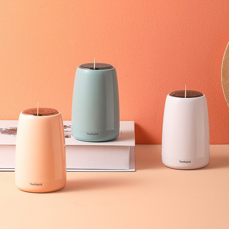 Bence INS Press Toothpick Box Home Automatic Pop-up Toothpick Dsipenser Container Household Table Toothpick Storage Box
