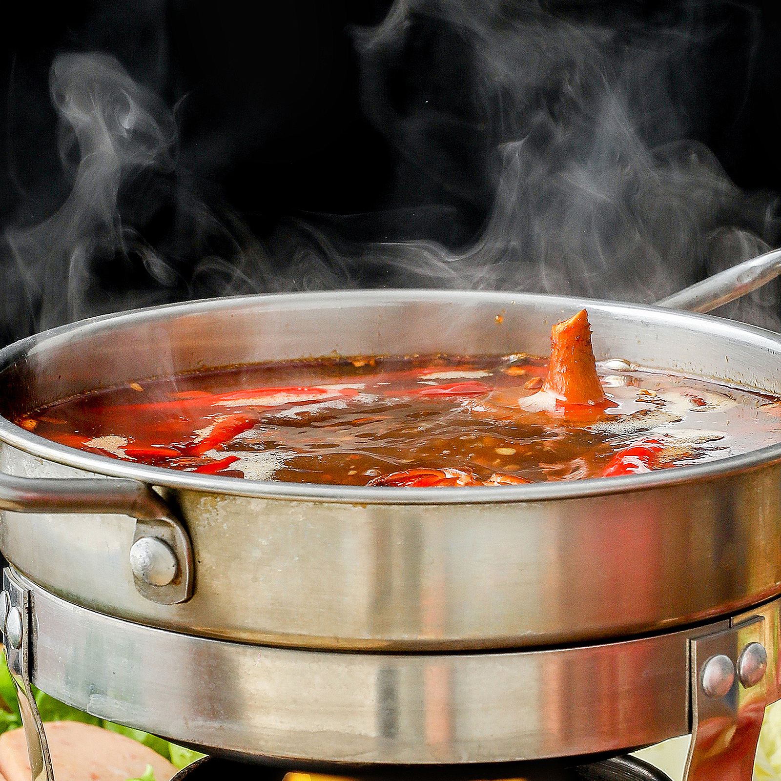 1 set of Portable Alcohol Stove Stainless Steel Self-service Pot Stove Useful Cooking Stove Pot Stove Alcohol Stove