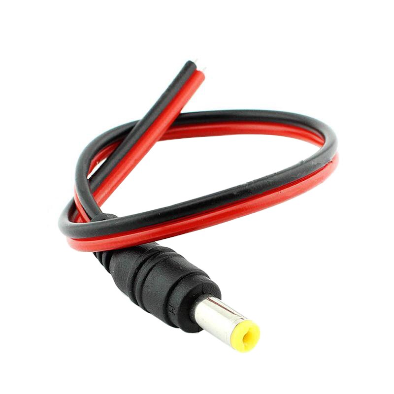 10Pcs 12V 26cm 5.5 * 2.1mm DC Jack Cable Male Female Power Socket Plug adapter plug power supply Wire Connector Cable CCTV