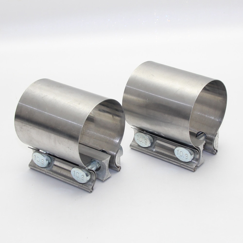 Car Accessories Stainless steel Universal exhaust pipe connection hoop Strong steel pipe clamp