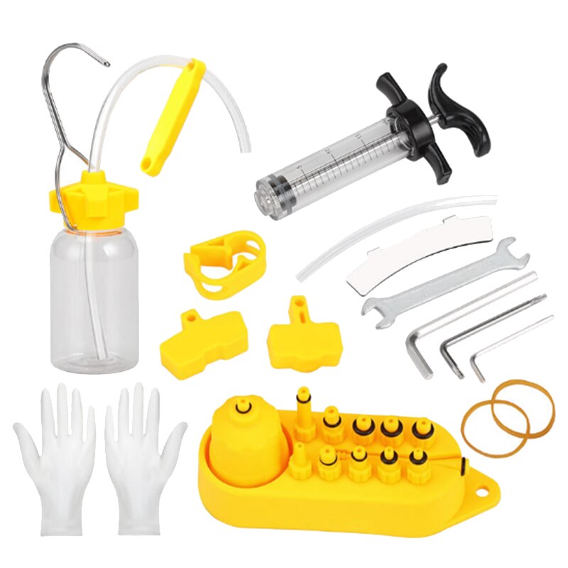 Universal Bicycle Hydraulic Disc Brake Oil Bleed Kit Tool Brake Tool MTB Bike Tool Kit Bicycle Accessories: Default Title