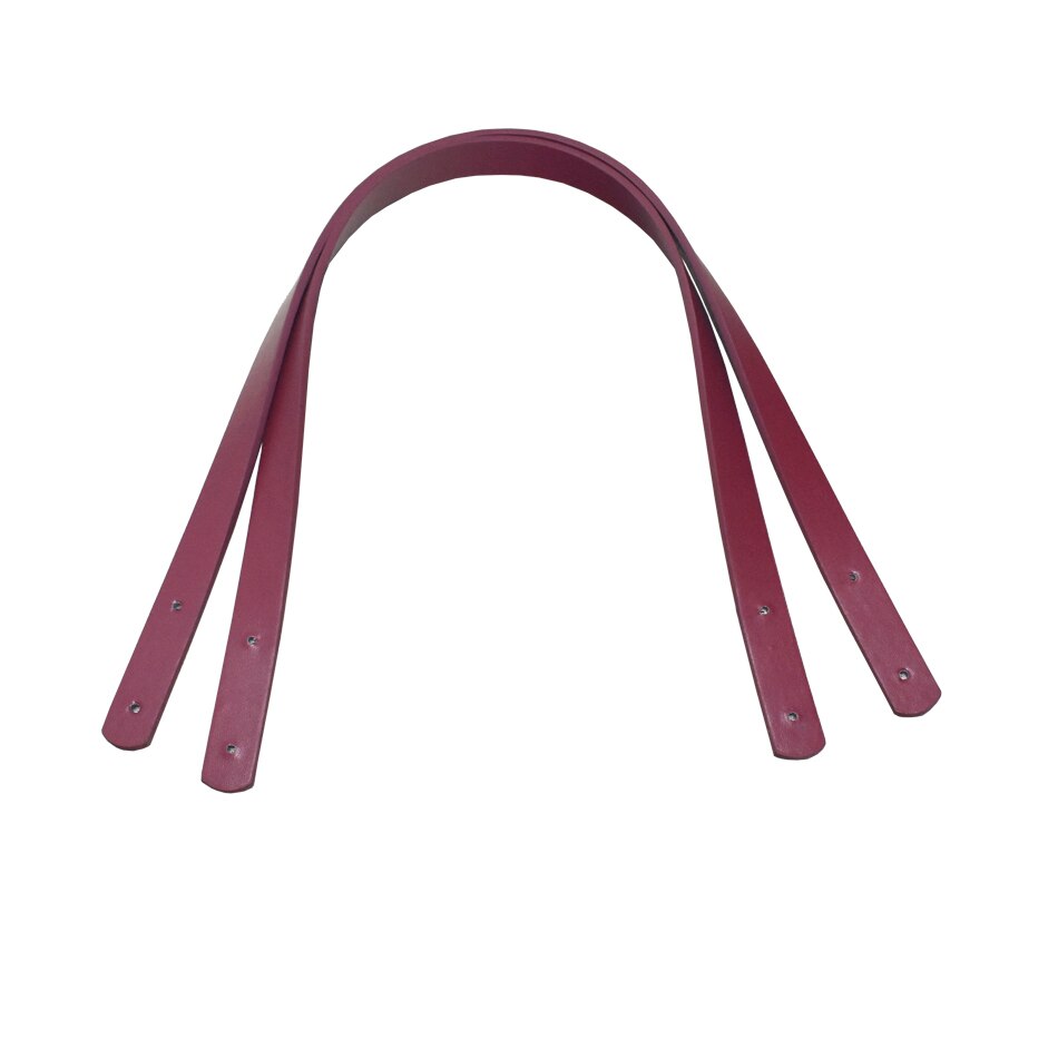 Bolso desmontable de piel sintética para mujer y Niña de 60cm de largo, 2 unidades por par, correa, correa, ASA, bandolera, accesorios, correa, bolso de mano KZ0007: Wine red