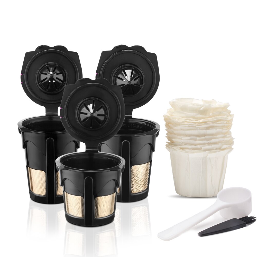 Reusable Coffee Filter Pod Filters Compatible with Kuring 2.0 K Cup Refillable Coffee Baskets