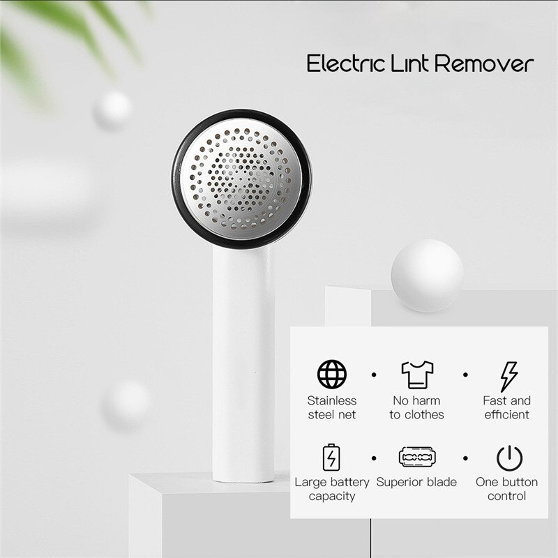 Rechargeable Portable Lint Remover Clothes fuzz pellet trimmer machine Charge Fabric Shaver Removes for clothes Spools removal