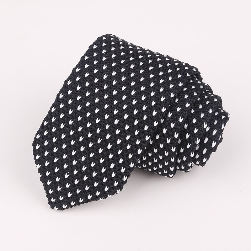 Multi-Gekleurde Mens Ties Lange Gebreide Ties Rood Blauw Grijs Stip Gentlemen Zakelijke Vintrage Stropdas das: 10
