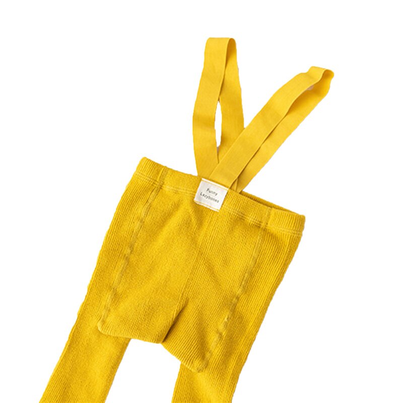 Baby Baby Zachte Jarretel Leggings, Hoge Taille Hoge Elasticiteit Effen Kleur Eenvoudige Stijl Lente Herfst Kousen, 0-2Years