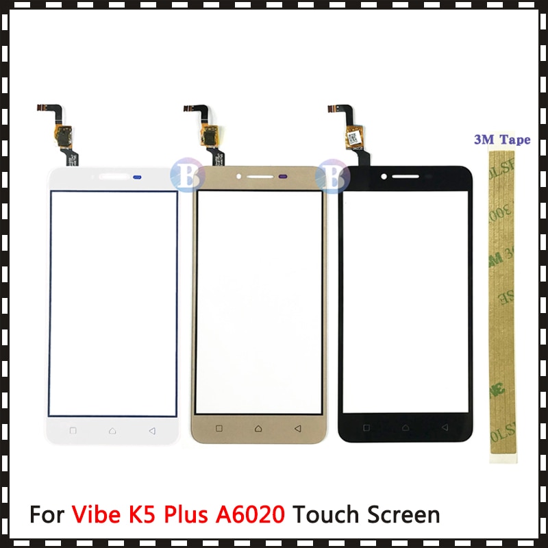 5.0" For Lenovo Vibe K5 Plus A6020 A6020a40 A6020a46 K5 Touch Screen Digitizer Sensor Outer Glass Lens Panel