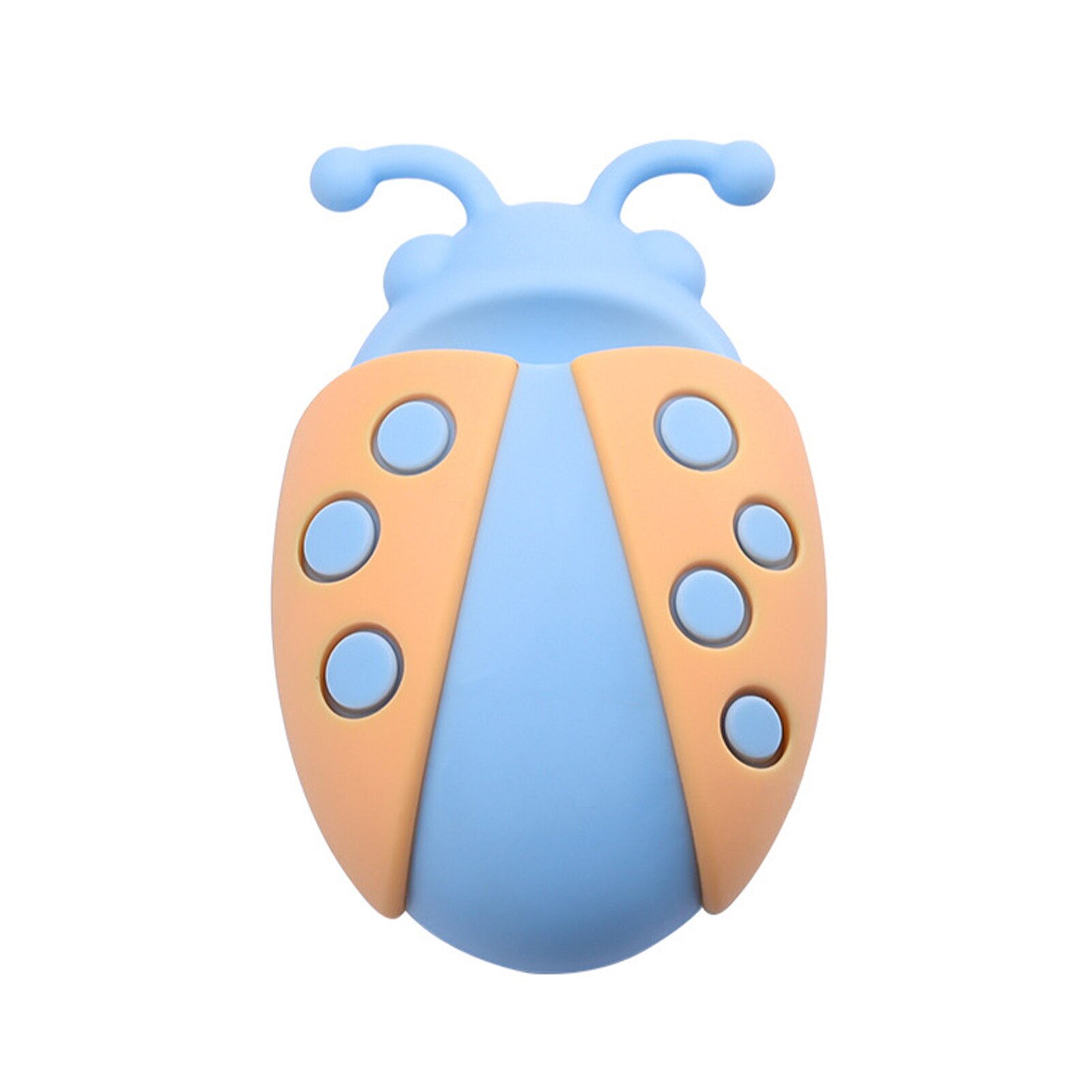 Bathroom Easy Grip Full Body Cleaning Shampoo Head Hugging Styling Tools Non Slip Ergonomic Scalp Massage Baby Infant Hairbrush: Blue