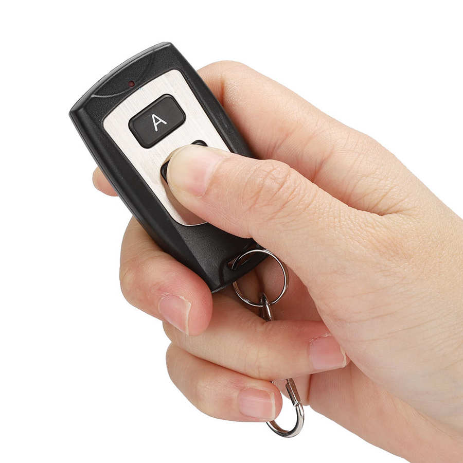 2-Channel Car Garage Door Remote Control Switch Receiver Transmitter Waterproof