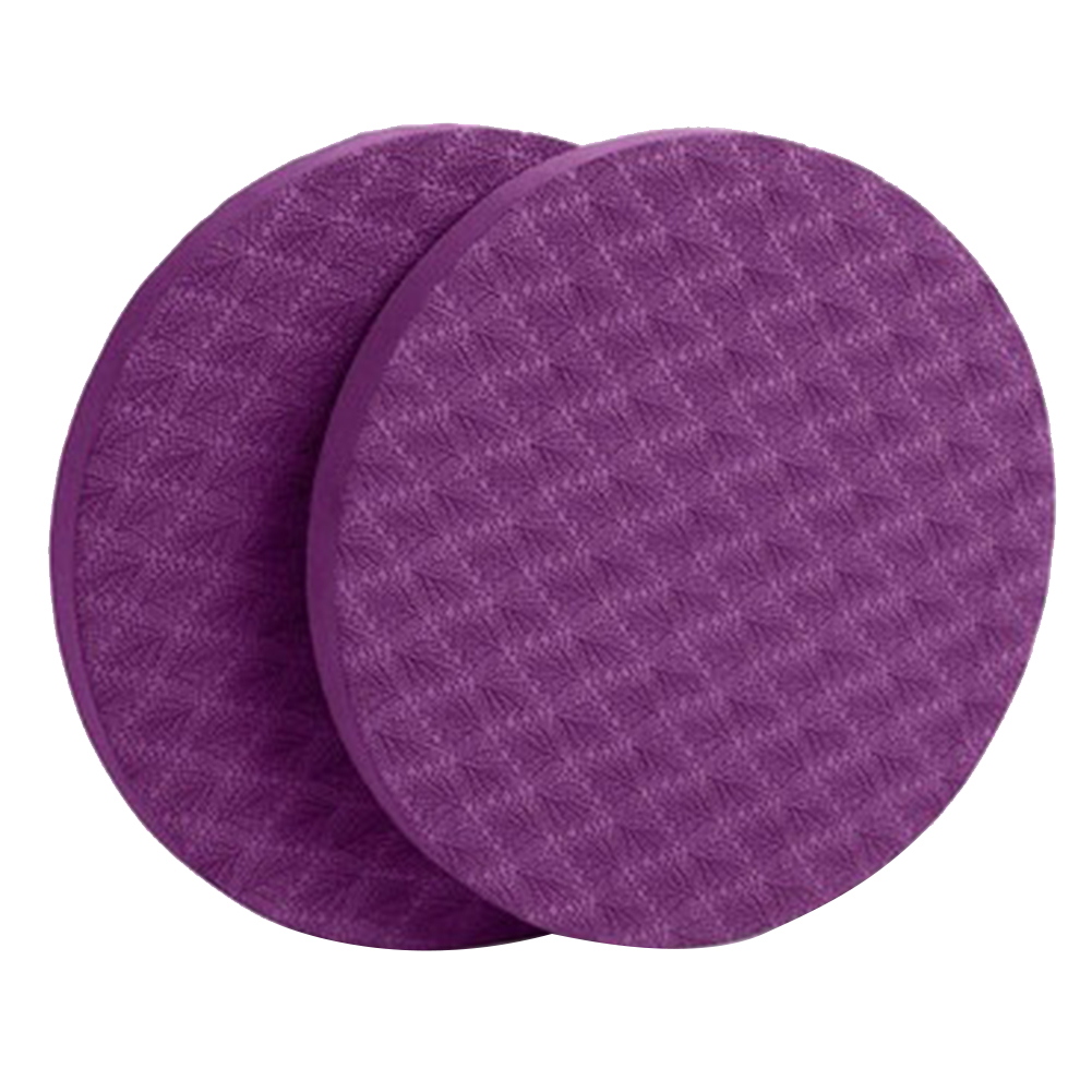 1 Pair Plank Workout Round Knee Pad Fitness Sport Protective Anti-slip Yoga Mats Exerciser Equipments Gym Training