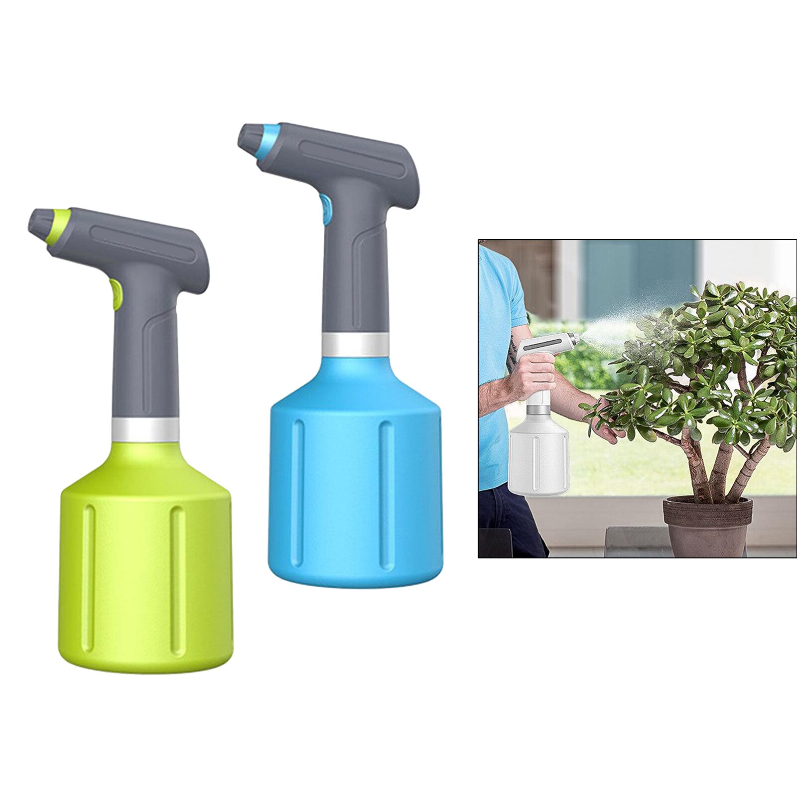 2Pcs Electric Plant Spray Bottle Automatic Watering Fogger USB Garden Tool