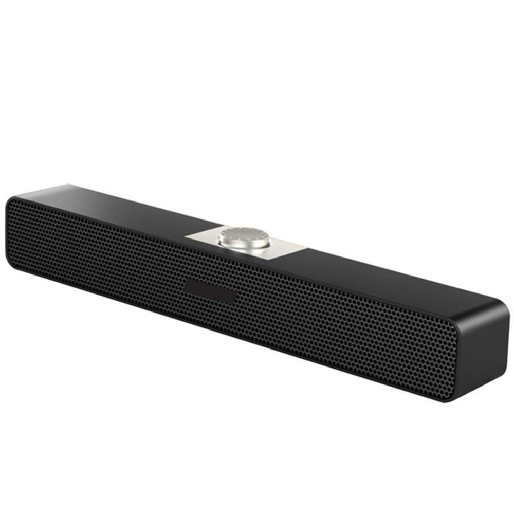 Altavoz pequeño de escritorio para cine en casa, botón largo con Bluetooth 4,1: Black Exclusive