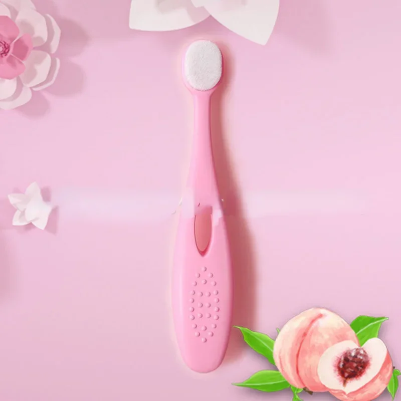 Bébé enfants brosses à dents Ultra doux brosse à dents enfants brosse à dents 360 brosse à dents fil à dents garçons filles soins des dents: WHITE