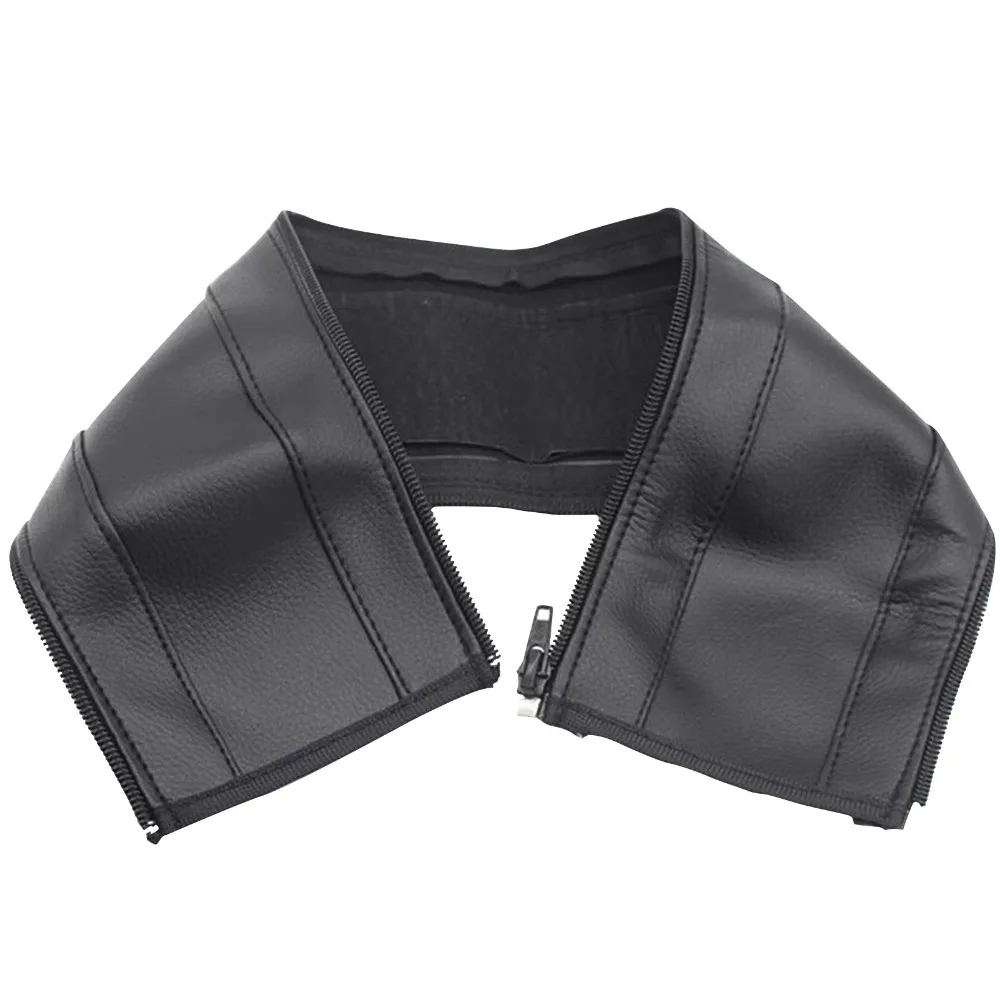 Baby storaller stuurhoezen universele antislip hoes voor kinderwagenstuur zachte pu-leren beschermhoes accessoire