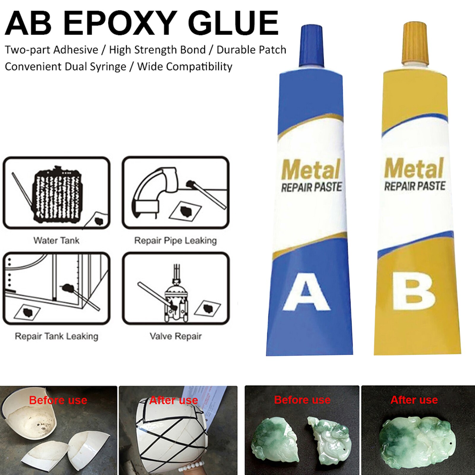 20/50/80/100g Gießen Metall Reparatur Mittel Wärme Beständig Kalt Schweiß Einfügen Schweißen Kleber Metall reparatur Einfügen Klebstoff Reparatur Kleber