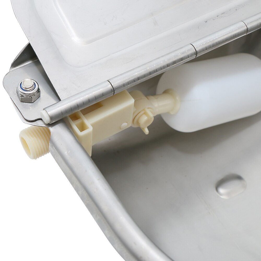 4L 304 Stainless Steel Water Trough Horses Goats Sheep Pig Float Bowl Automatic Waterer Dog Drinking Bowl Cattle Tool Bull Acces