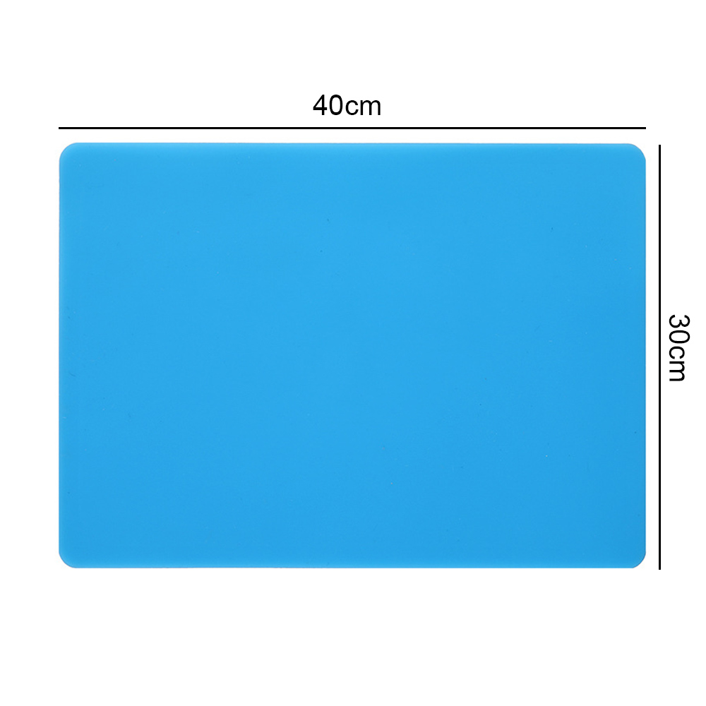 Silicone world Silicone Pad Table Mat Kneading Dough Mat Resin Pad Craft Tool Anti-dirty Pad DIY Epoxy Jewelry Making Tools: Red