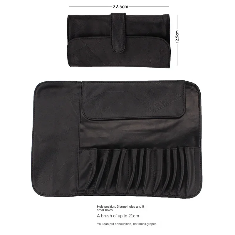 Women Foldable Makeup Brush Bag Organizer Female Travel Cosmetic Toiletry Case for Beauty Tools Wash Accessories Pouch: SKY BLUE