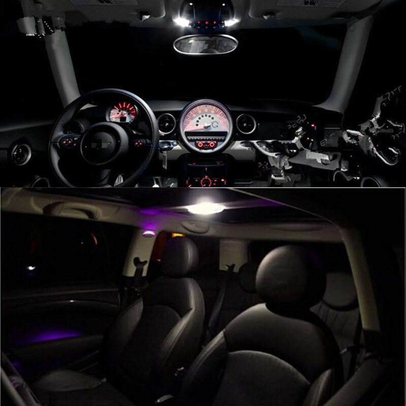 Canbus Fehlerfrei Für Bmw Mini Cooper R55 R56 LED 12 v Innen Licht Bausatz Paket 13 stücke Profi einstellen Auto-Styling Auto Zubehör