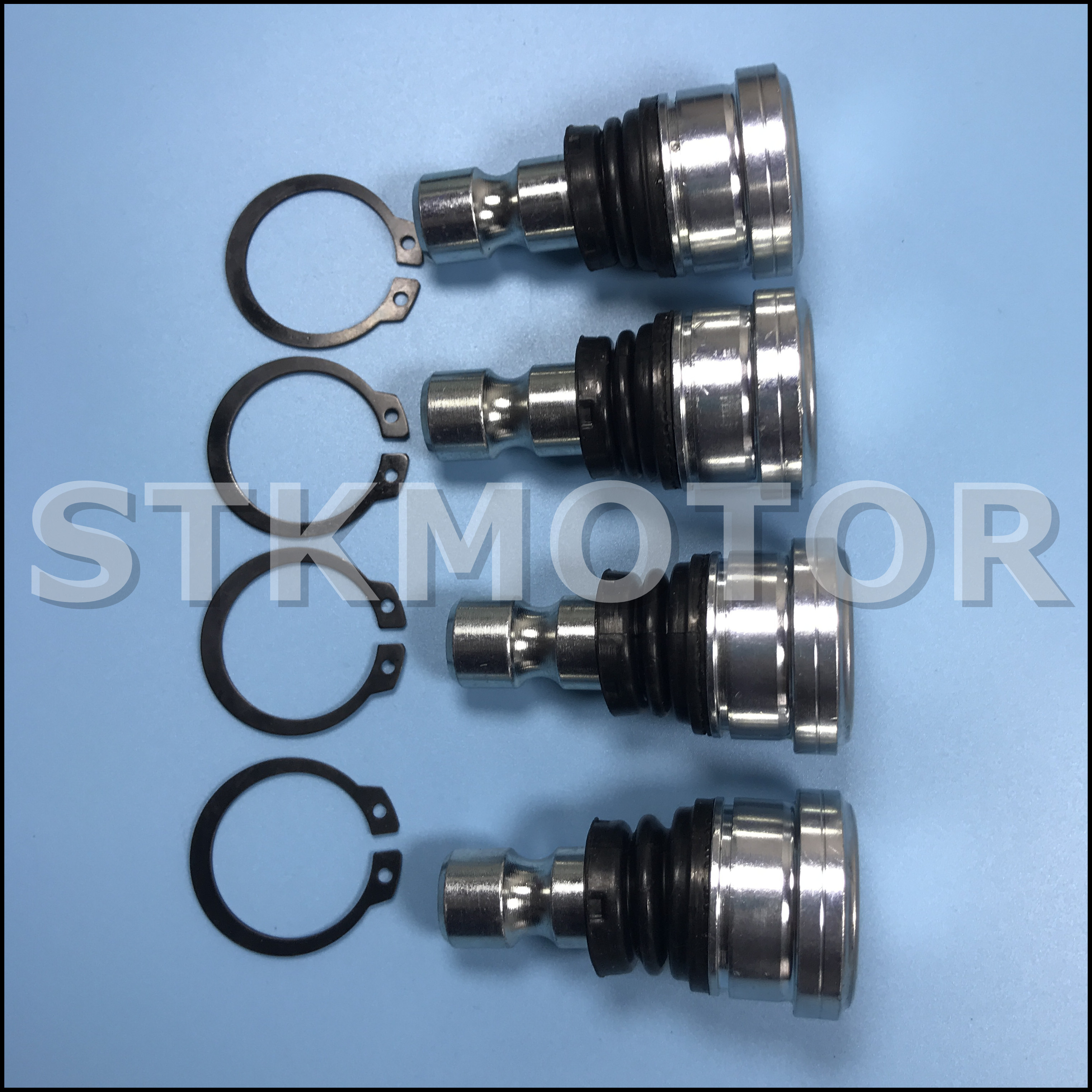 4-pack Kulled Set för Polaris RZR 570 800 900 - Metalldel