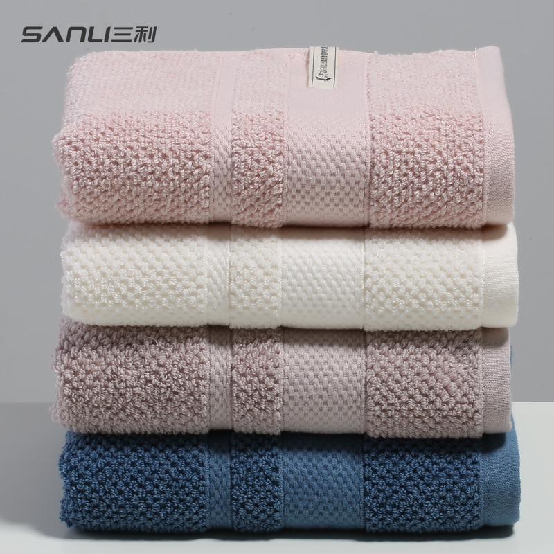 ] Sanli Handdoek Antibacteriële Haar Handdoek 100G Katoenen Handdoek Vlakte Gezicht Handdoek Antibacteriële Reiniging Gezicht Handdoek