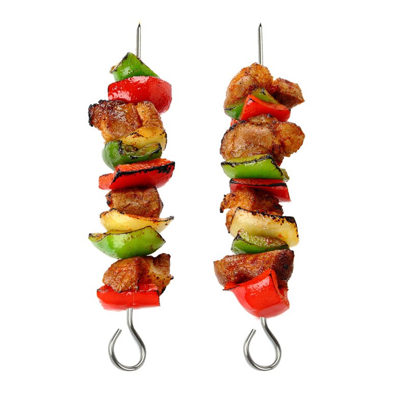 Edelstahl BBQ Spieße Nadel Rack Grill Halter Für Camping Sammeln Partei Rösten Babecue Werkzeuge Zubehör
