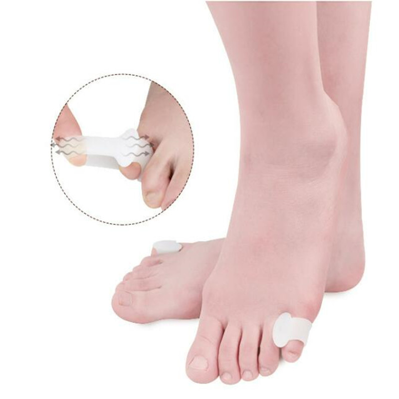 2 Stuks Teenseparators Teen Siliconen Bunion Guard Voetverzorging Orthopedische Vinger Teen Separator Correctie Pad Foot Care Tool