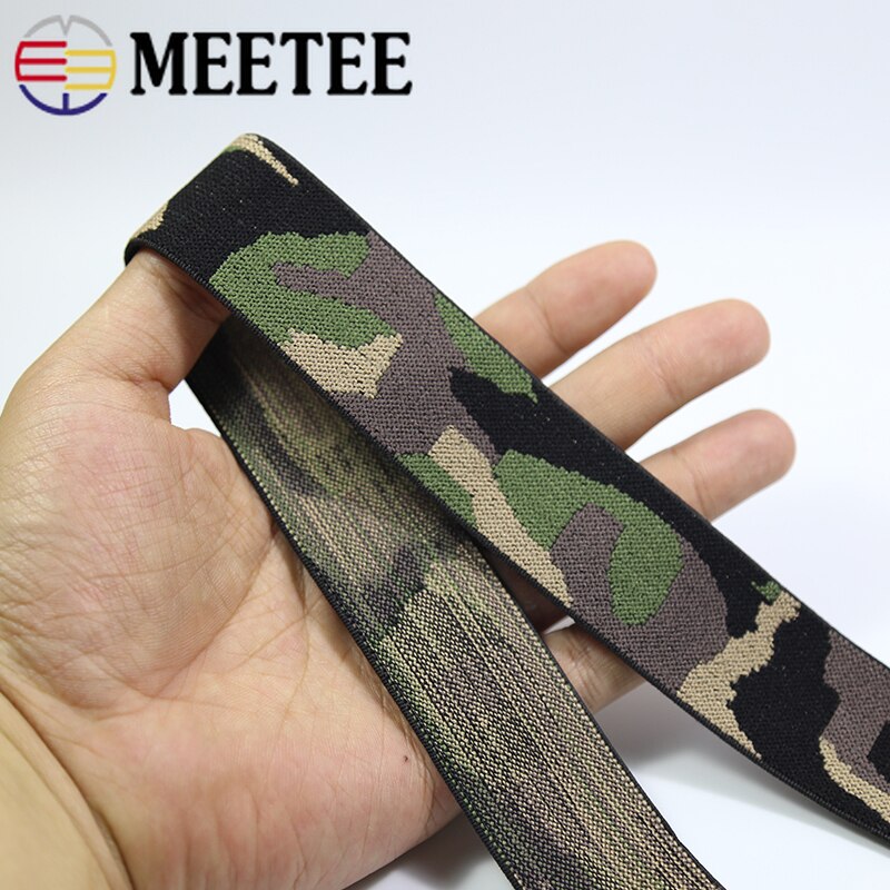 3Meters 30mm 40mm Elastic Band For Trousers Skirt Waist Belt Strap Rubber Band Polyester Webbings DIY Sewing Garment Accessories