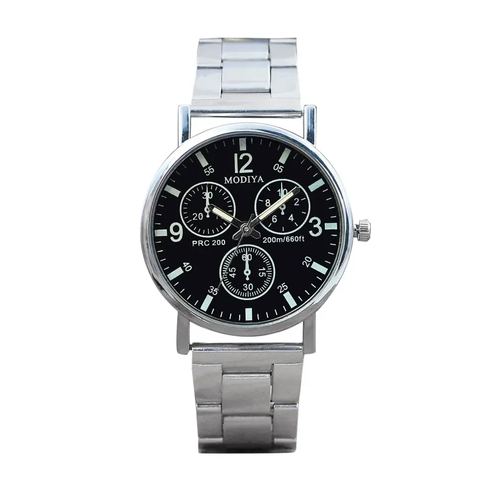 Herrenuhren für Herren, Armbanduhren, Uhren für Herren, Edelstahl, Quarzuhr, 2024, modische Herrenuhren, Luxusuhr