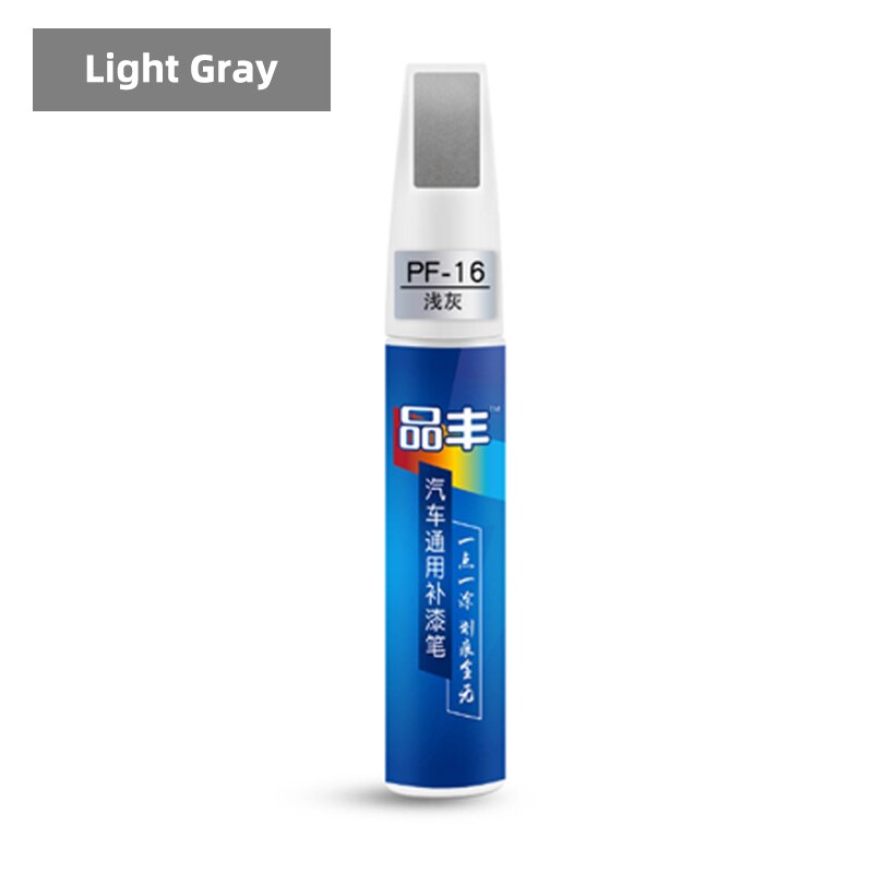 Car Paint Repair Painting Scratch Remover Car Fill Paint Pen Waterproof Touch Up No Toxic Durable for Car Cleaning Tools: light gray