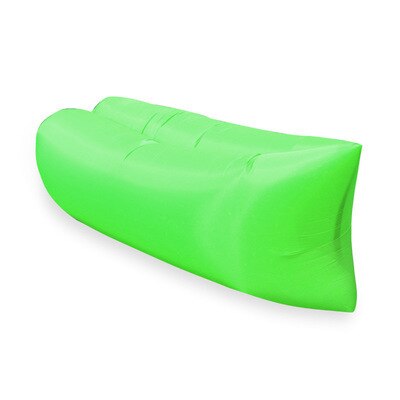 Inflatable Lounger Air Sofa Lazy Bag Ultralight Down Sleeping Bag Air Bed Hammock Inflatable Seat for Beach Camping Travel: green