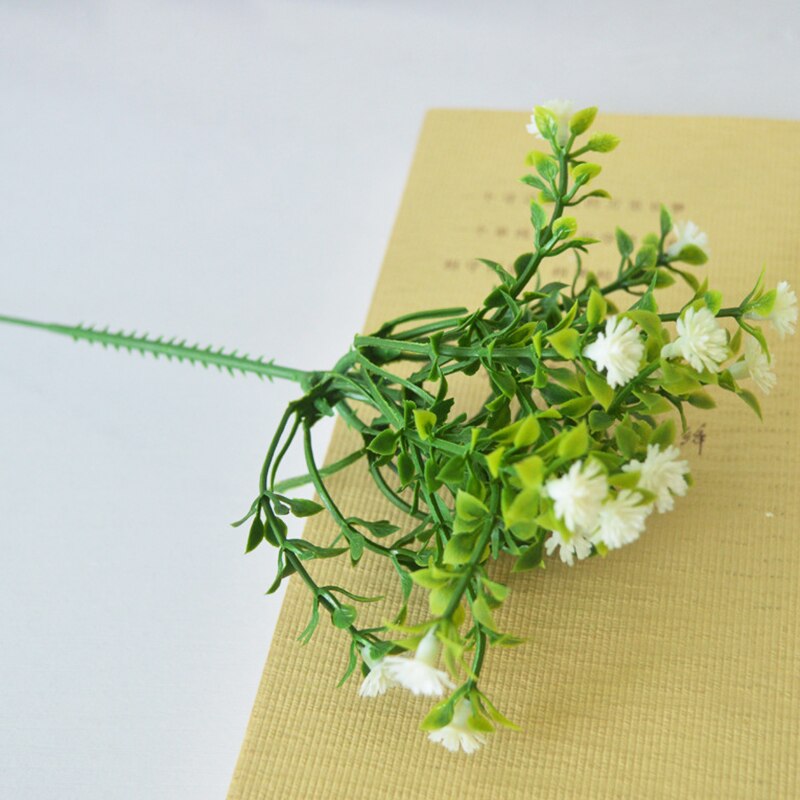 Good Healthy 5 Pcs Handmade Flowers Greenery Plants Eucalyptus Outdoor Bridal Wedding Bouquet Decoration