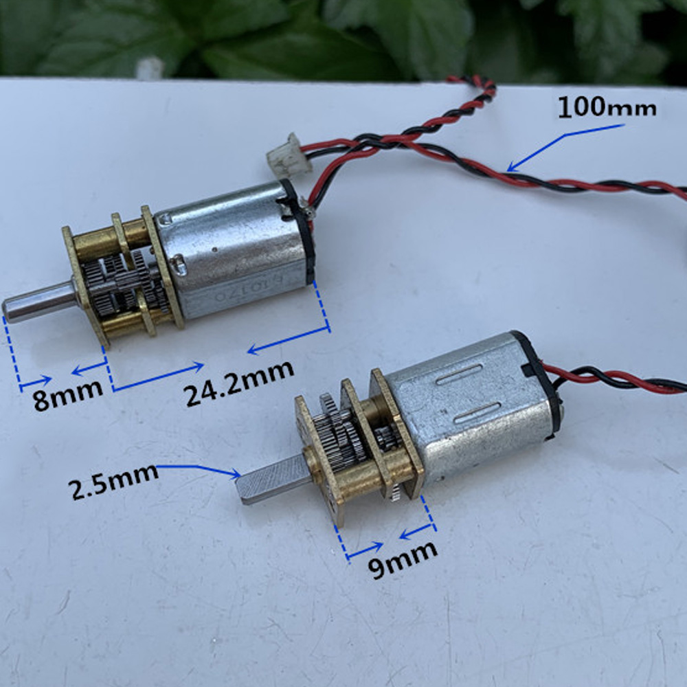 Micro N20 Metal Gear Motor GA12-N20 DC 3V 6V 35RPM 70RPM High Torque Mini Tiny Precision Gearwheel Gearbox Electronic Door Lock