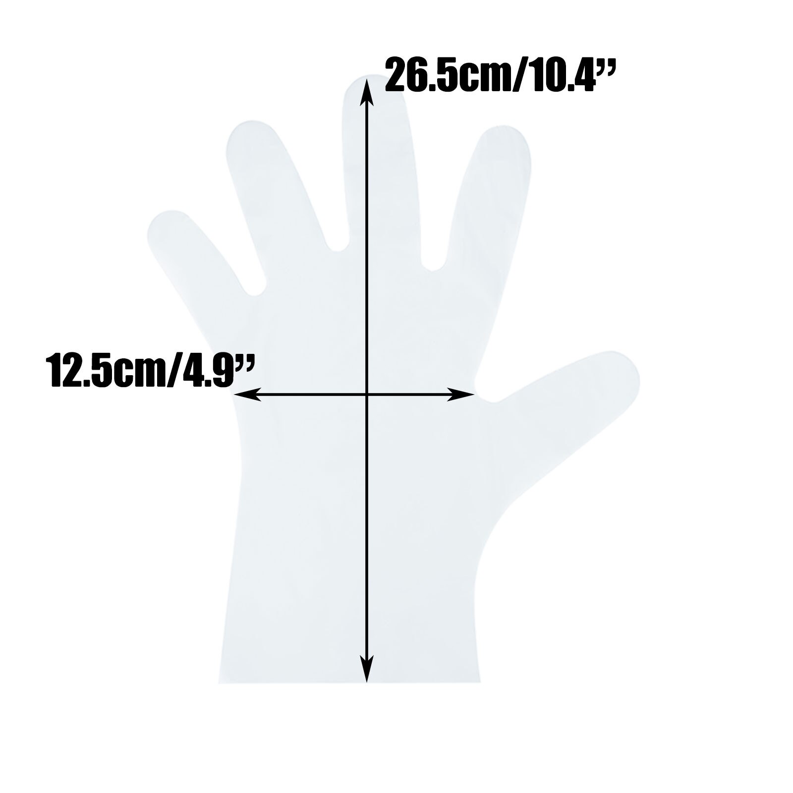 100pcs Eco-friendly Disposable Gloves Food Plastic Gloves For Restaurant Cleaning Cooking Disposable Glove Kitchen Accessories