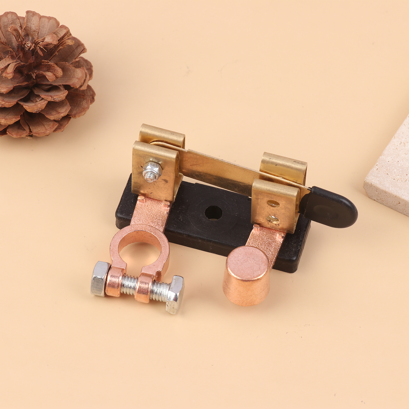 12V 24V Battery Disconnect Switch Top Post Knife Blade Master Switch For Auto Car RV Boat Truck Battery Cut Off Shut Off Switch: Red