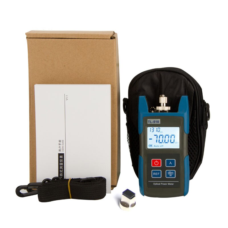 FTTH Fibra Ottica Misuratore di Potenza TL510 cavo tester -50dBm ~ + 26dBm -70 ~ + 10dbm Fibra Optica strumento