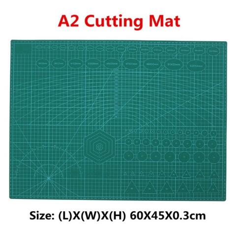 A1-4 PVC Self Healing Rotary Cutting Mat Double-Sided Quilting Grid Lines Printed Board DIY Patchwork Craft Tools Cutting Board: A2