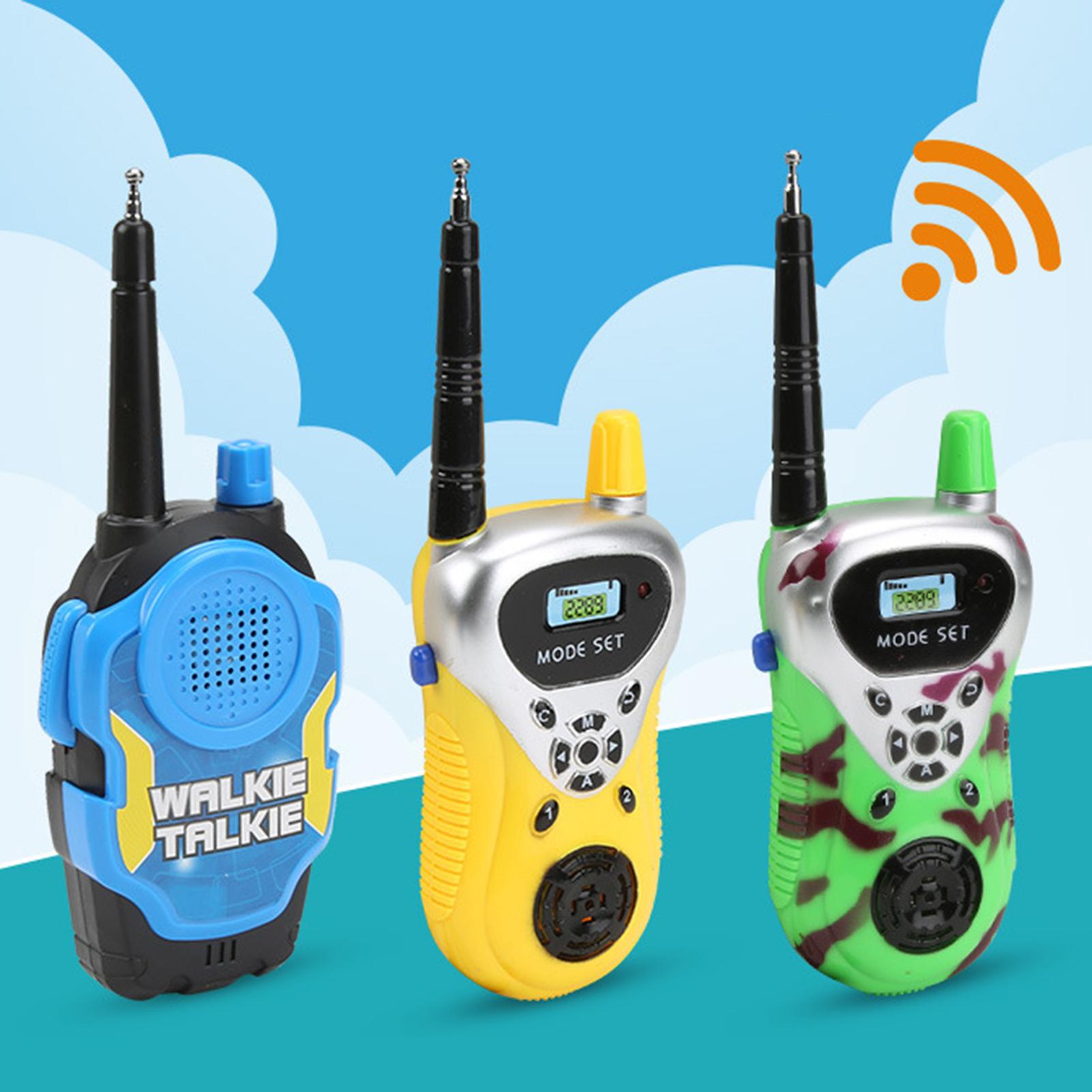 2 Stks/set Kinderen Handvat Walkie Talkie Remote Draadloze Oproep Ouder-kind Interactieve Puzzel Speelgoed