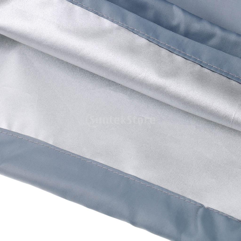 Heavy Duty Outboard Motor Boat Engine Protector Cover 150 - 300 HP Waterproof Vented Gray