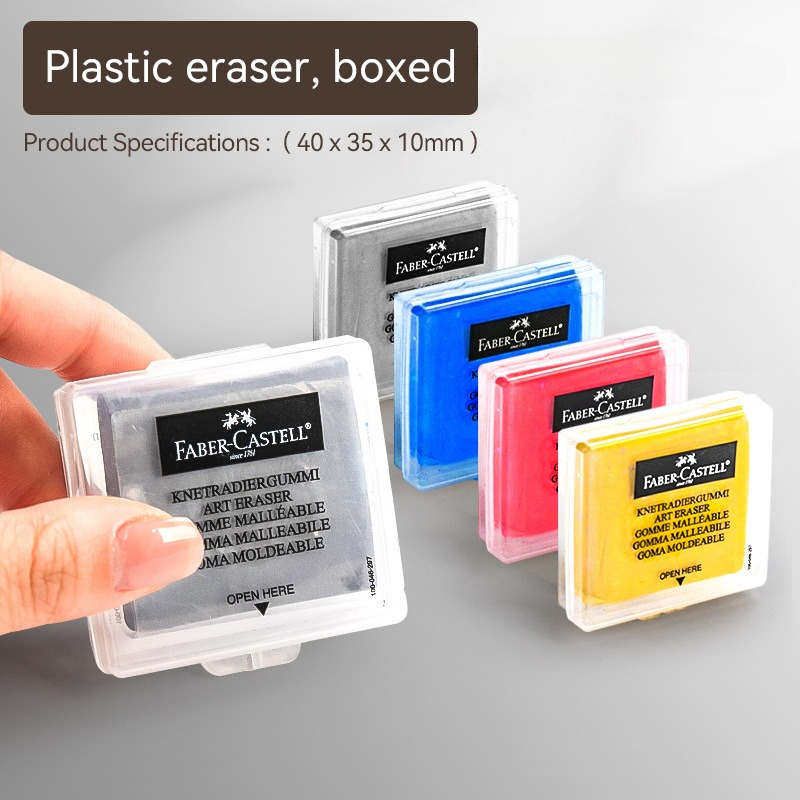1pc gummisuddgummi för plast röd/gul/blå/grå skola kontor markera ritning bulk skisser examen korrigering målning konst
