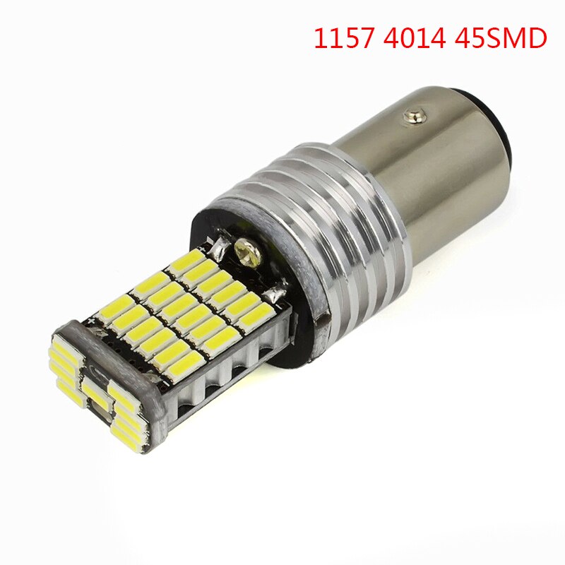 1157 LED Canbus P21W/5W Bay15d 45 led smd 4014 de freno de bombilla de luz trasera