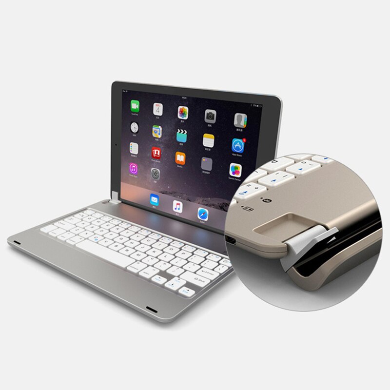 Hstnbveo Voor Ipad Air 2 Pro 9. 7 Opvouwbaar Wireless Bluetooth Keyboard Case Voor Ipad Air 1 Stand Toetsenbord Voor Ipad 9.7 Inch