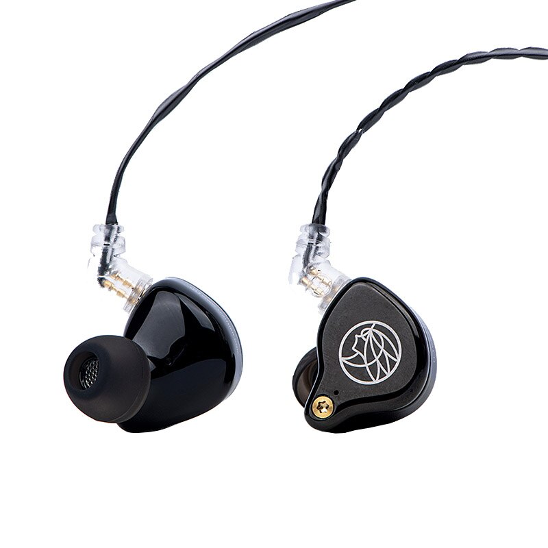 Tfz T2 Galaxy Grafeen Dynamische Driver Hifi In-Ear Oortelefoon Met 2pin/0.78 Mm Afneembare Kabel 16ohm 110dB 1.2 M Iem T2G: 004-black