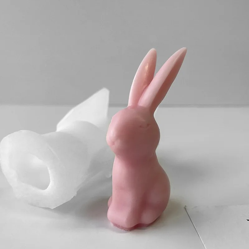 Schattige Konijnenkaars Siliconen Mal Paashaas Hars Mal Diy Kaars Maken Benodigdheden