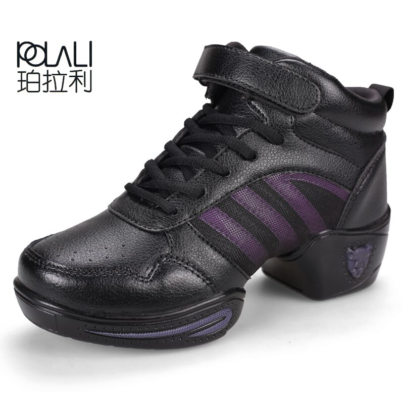 POLALI Dancing Shoe Girl Dance Sneakers Fitness Breathable Jazz Shoes Hip Hop Modern Dance Shoes Woman Practice