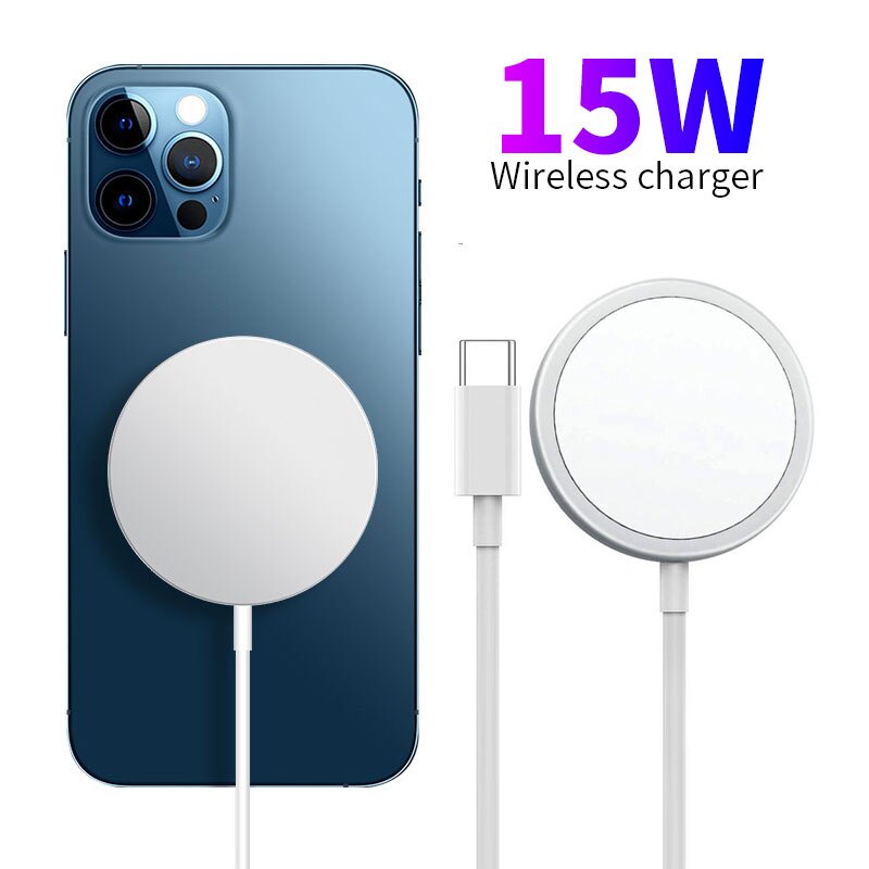 Magnetische 15W Draadloze Oplader Voor Iphone 12/12 Mini/12 Pro/12 Pro Max Snelle Draadloze Opladen Telefoon oplader Voor Samsung S9 Xiaomi