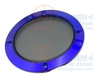 10pcs Multi Colors 3 inch Speaker Grill Covers Speaker net Plastic Speaker Parts Speaker Component for arcade cabinet: Blue