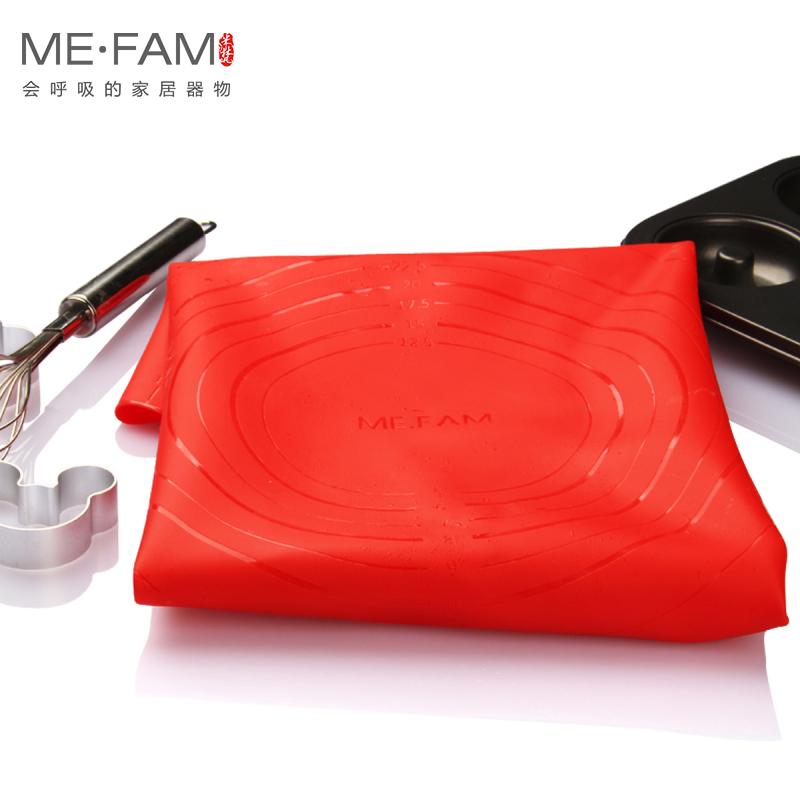 Me. fam Grote Maat 60X50 Cm Rimpelingen Siliconen Bakken Mat Antislip Hittebestendigheid Kneden Deeg Placemat non-stick Gebak Pads