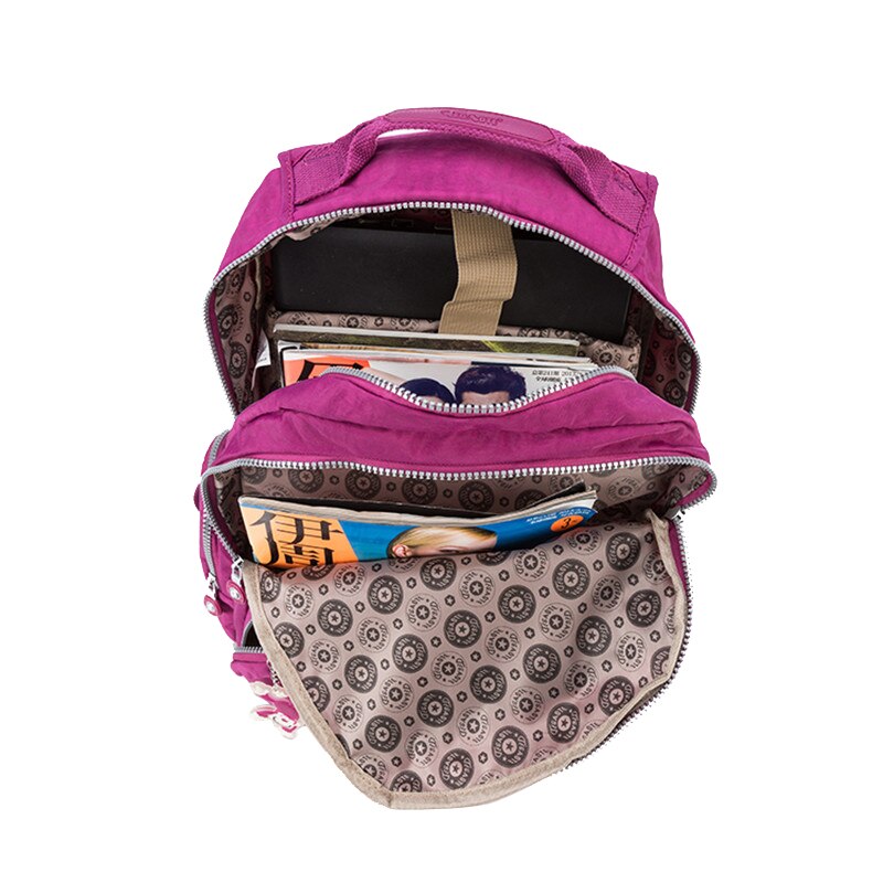 Tegaote Rugzak Vrouwen School Rugzak Voor Tiener Meisje Mochila Escolar Toevallige Nylon Reistas Rugzak Voor Laptop Sleutelhanger